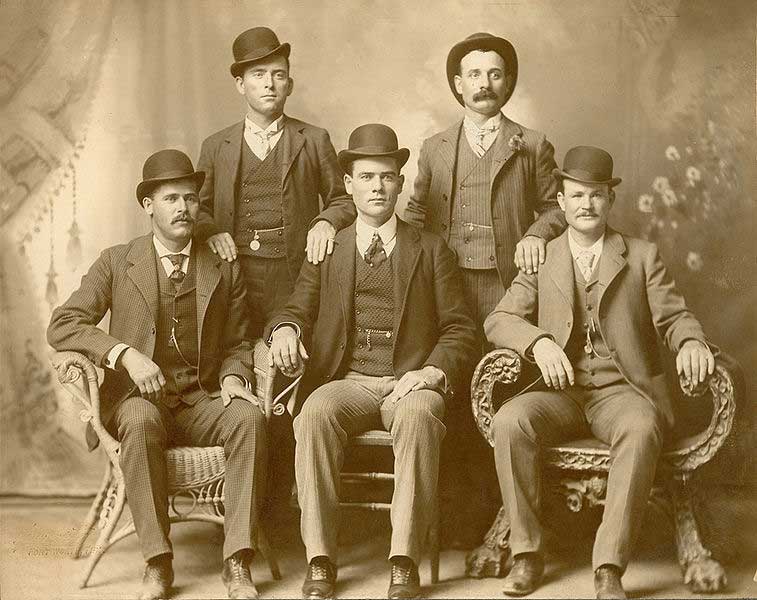 Portrait of Butch Cassidy and the Wild Bunch Gang